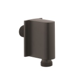 Product Cut out image of the Crosswater MPRO Matt Black Wall Outlet